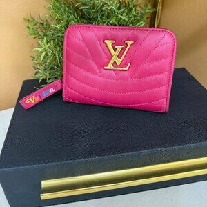 Louis Vuitton Fuchsia Leather New Wave Compact Wallet